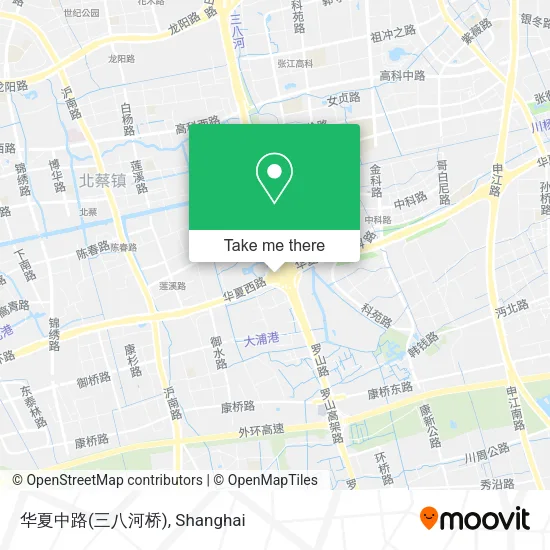 华夏中路(三八河桥) map