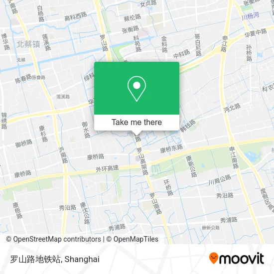 罗山路地铁站 map
