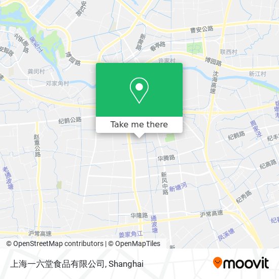 上海一六堂食品有限公司 map