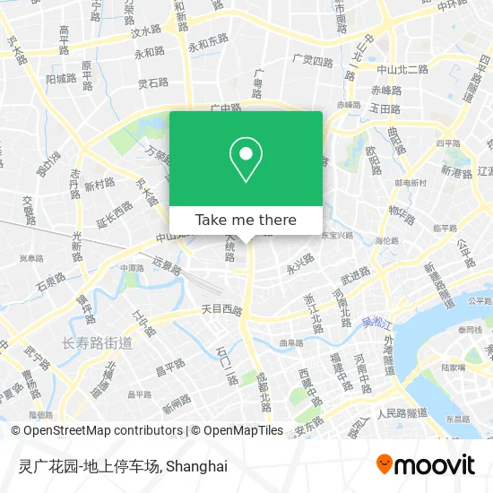 灵广花园-地上停车场 map