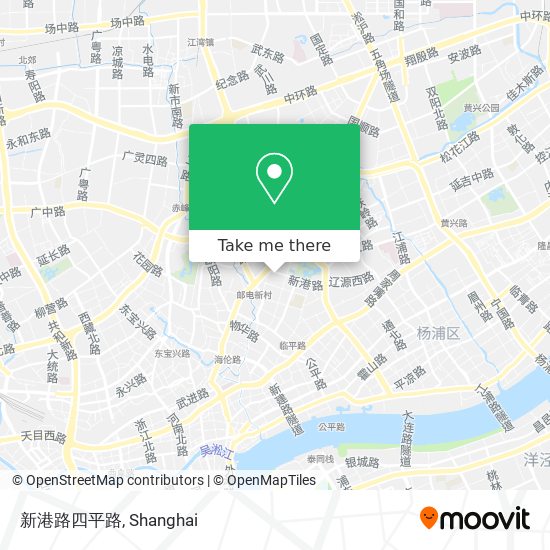 新港路四平路 map