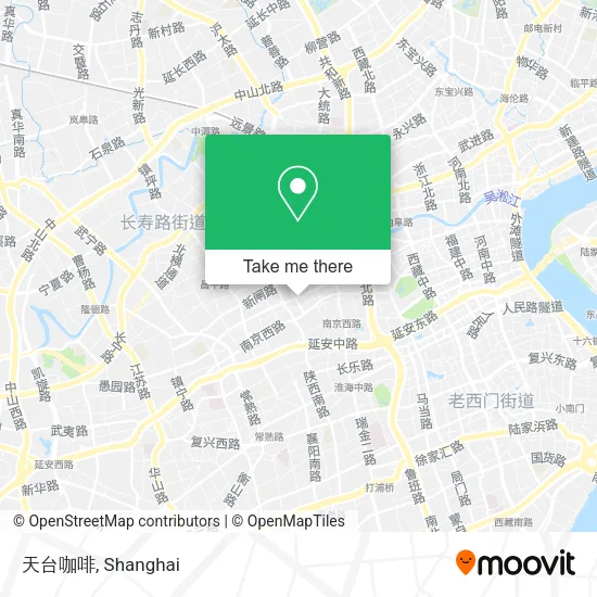 天台咖啡 map