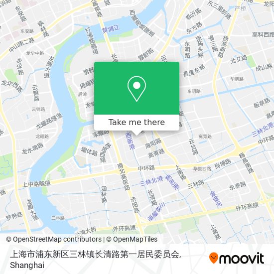 上海市浦东新区三林镇长清路第一居民委员会 map