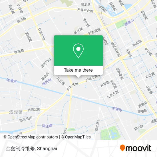 金鑫制冷维修 map