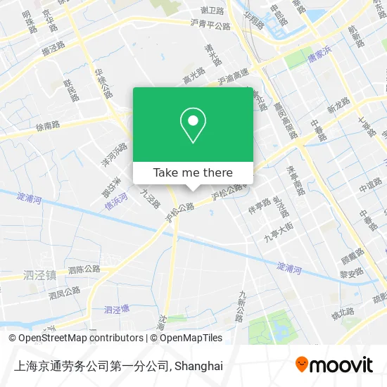 上海京通劳务公司第一分公司 map