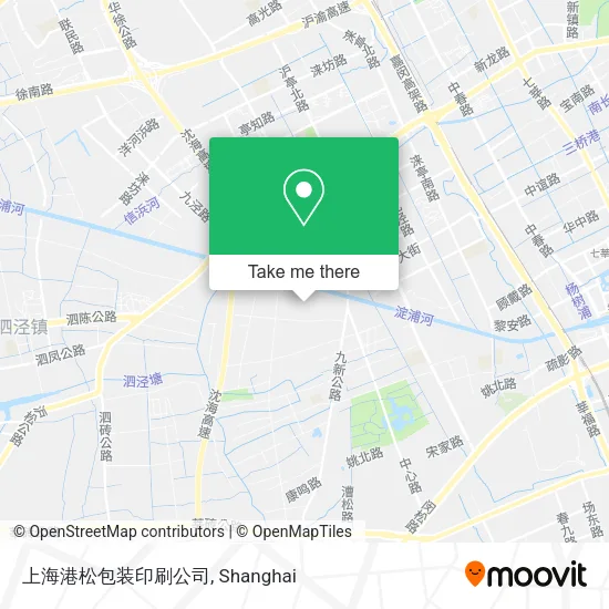 上海港松包装印刷公司 map