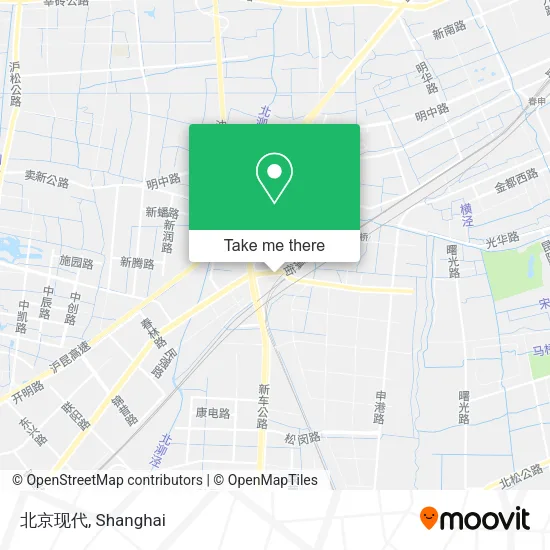 北京现代 map