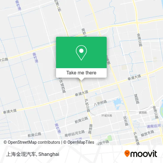 上海金现汽车 map