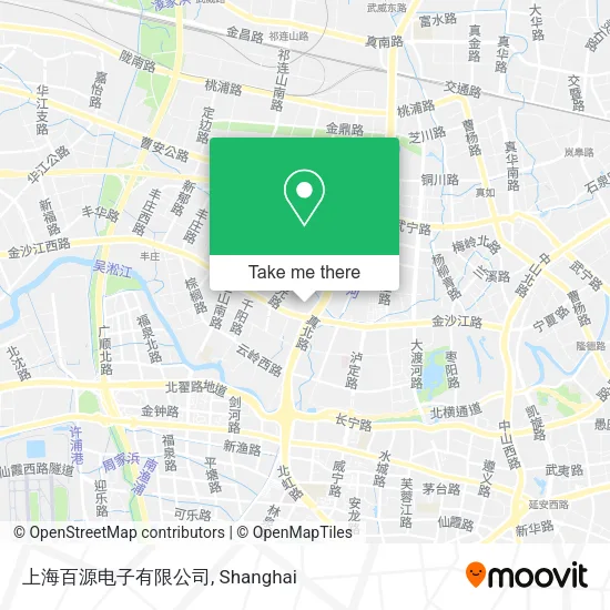 上海百源电子有限公司 map