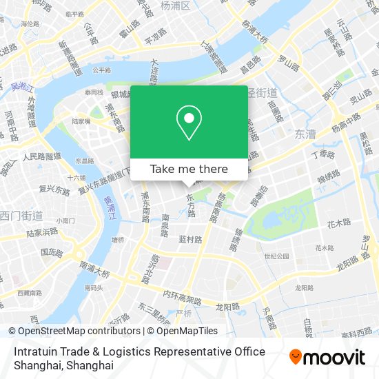 Intratuin Trade & Logistics Representative Office Shanghai map