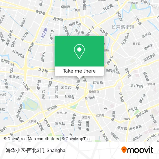 海华小区-西北3门 map