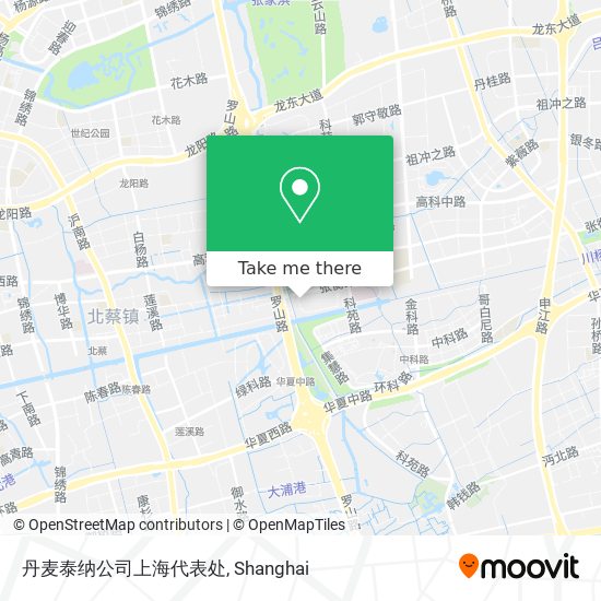 丹麦泰纳公司上海代表处 map