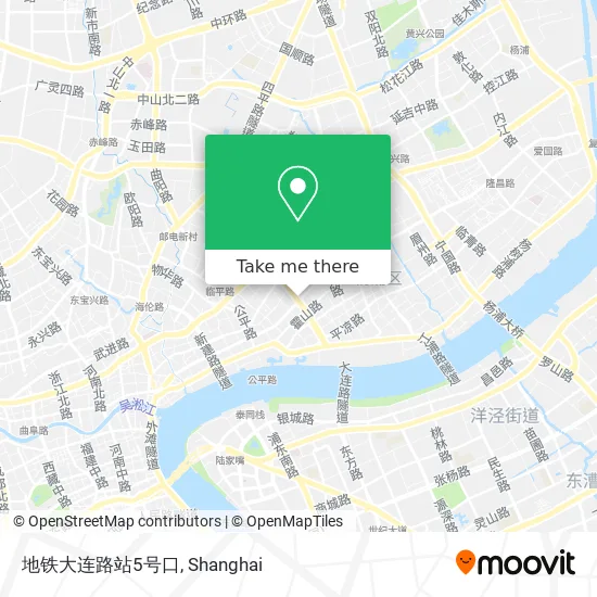 地铁大连路站5号口 map