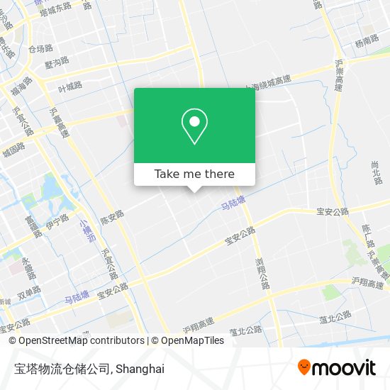 宝塔物流仓储公司 map
