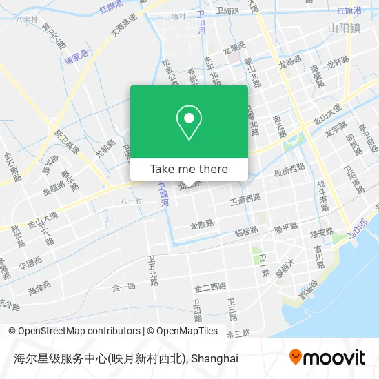 海尔星级服务中心(映月新村西北) map
