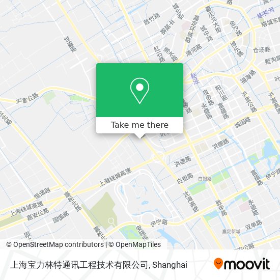 上海宝力林特通讯工程技术有限公司 map