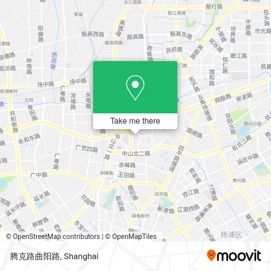 腾克路曲阳路 map
