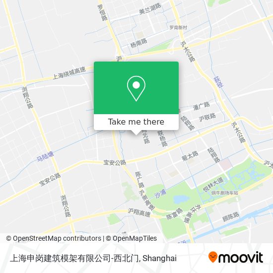 上海申岗建筑模架有限公司-西北门 map