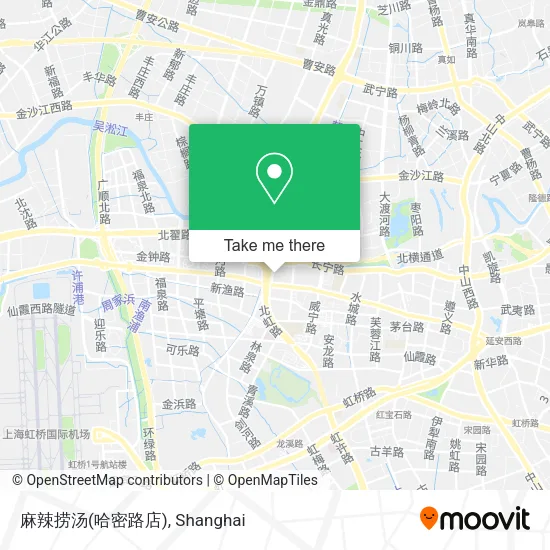 麻辣捞汤(哈密路店) map