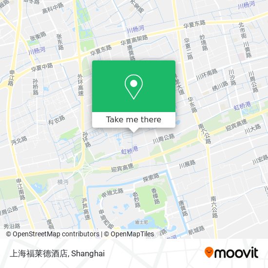 上海福莱德酒店 map