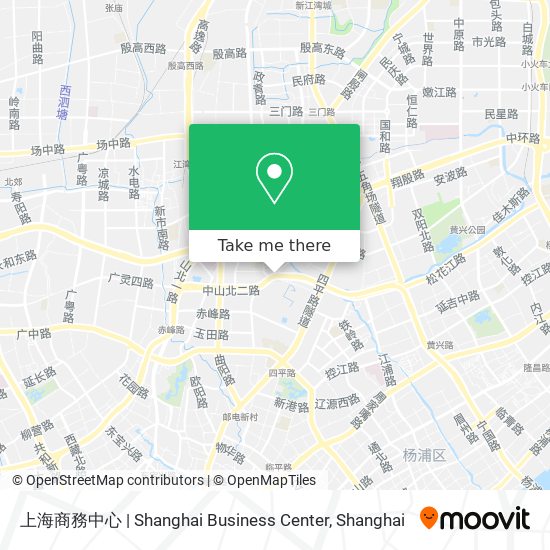 上海商務中心 | Shanghai Business Center map