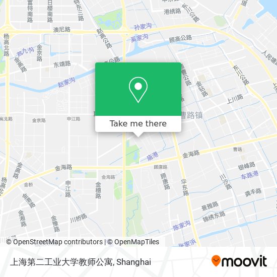 上海第二工业大学教师公寓 map