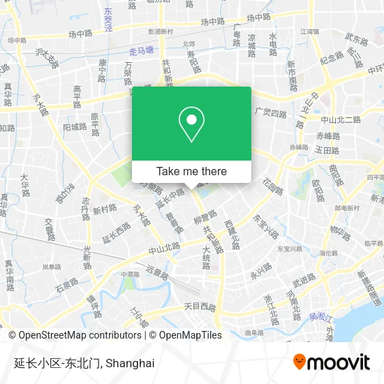 延长小区-东北门 map