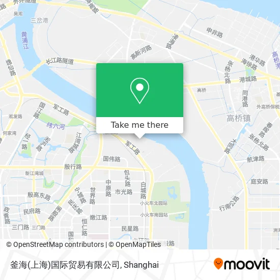 釜海(上海)国际贸易有限公司 map