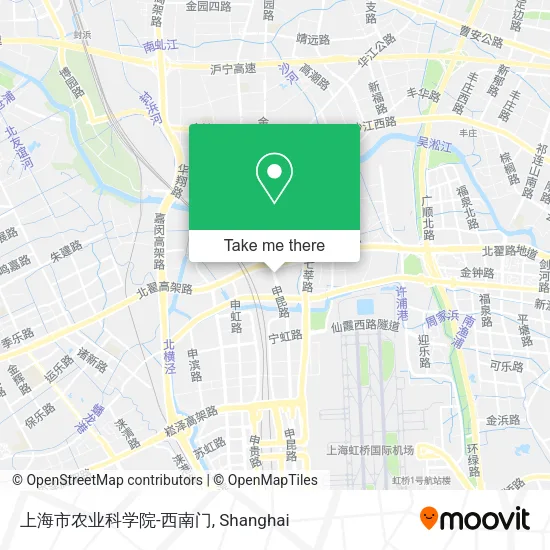 上海市农业科学院-西南门 map