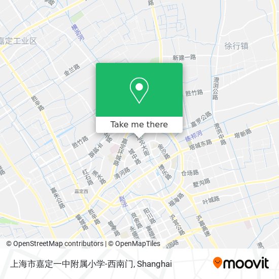 上海市嘉定一中附属小学-西南门 map