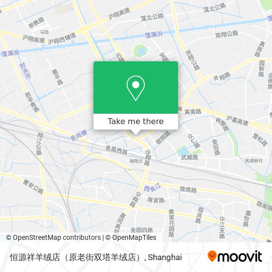 恒源祥羊绒店（原老街双塔羊绒店） map