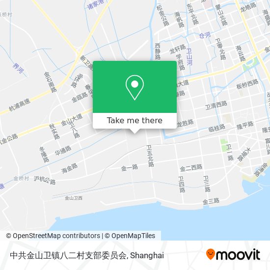 中共金山卫镇八二村支部委员会 map