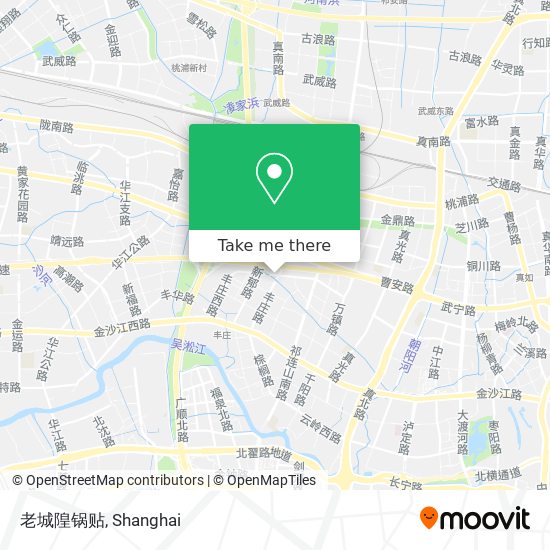 老城隍锅贴 map