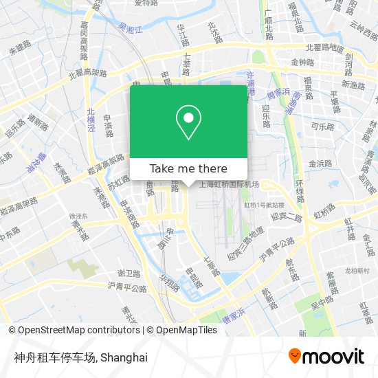 神舟租车停车场 map