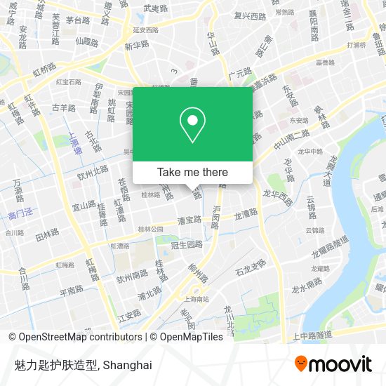 魅力匙护肤造型 map