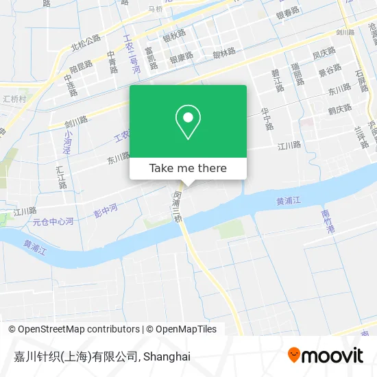 嘉川针织(上海)有限公司 map