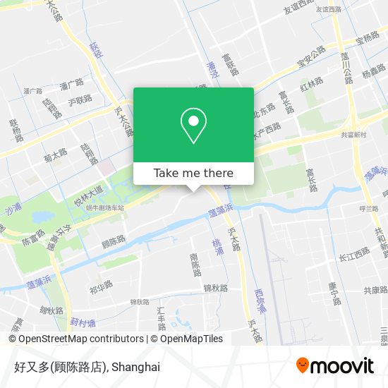 好又多(顾陈路店) map