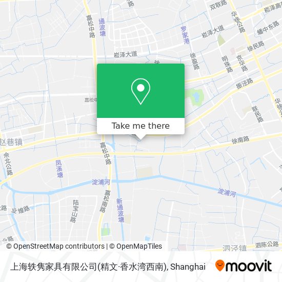 上海轶隽家具有限公司(精文·香水湾西南) map