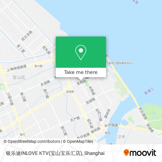 银乐迪INLOVE KTV(宝山宝乐汇店) map