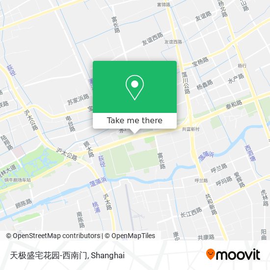 天极盛宅花园-西南门 map