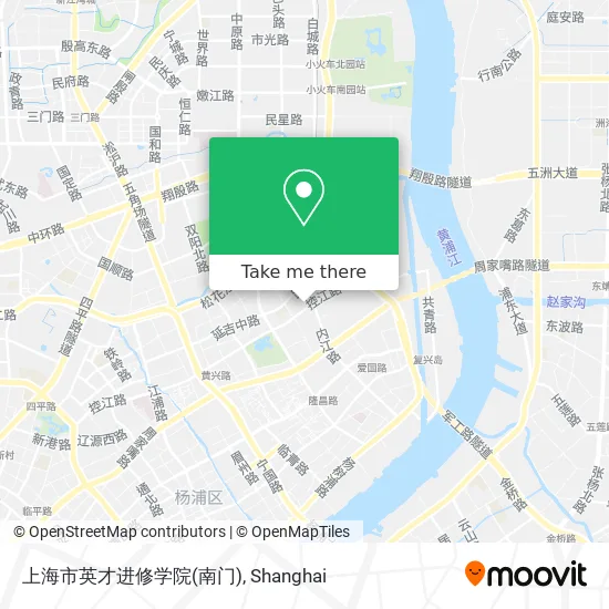 上海市英才进修学院(南门) map