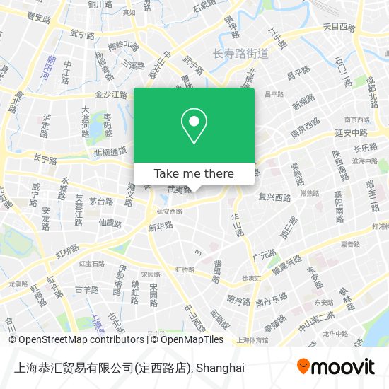上海恭汇贸易有限公司(定西路店) map