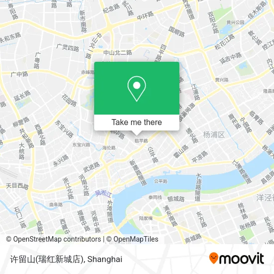 许留山(瑞红新城店) map