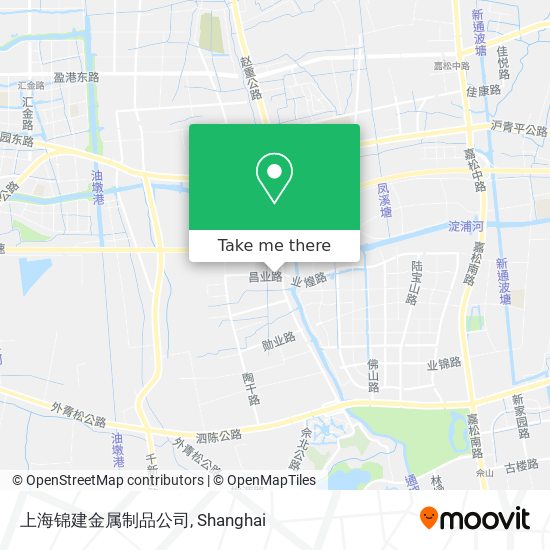上海锦建金属制品公司 map