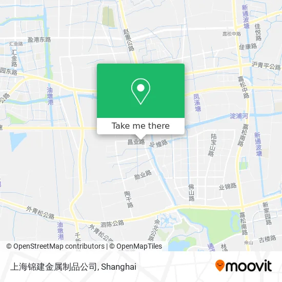 上海锦建金属制品公司 map