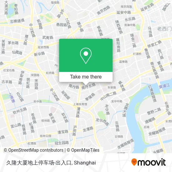 久隆大厦地上停车场-出入口 map