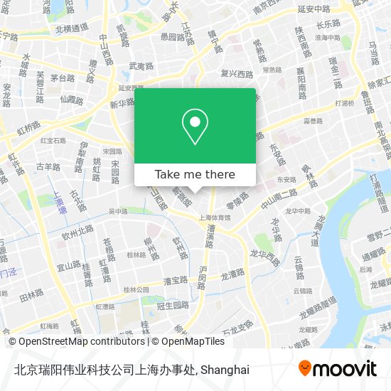 北京瑞阳伟业科技公司上海办事处 map