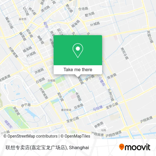 联想专卖店(嘉定宝龙广场店) map