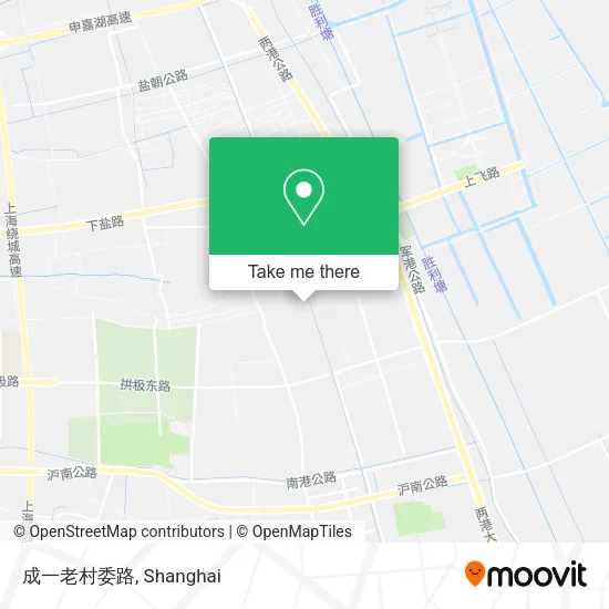 成一老村委路 map