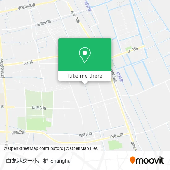 白龙港成一小厂桥 map